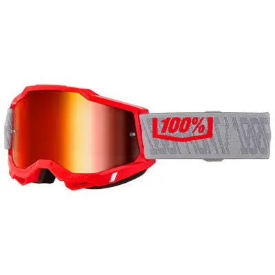 100% Accuri 2 Goggle  Gatorback Frame/Red Mirror Lens#50014-10063 1