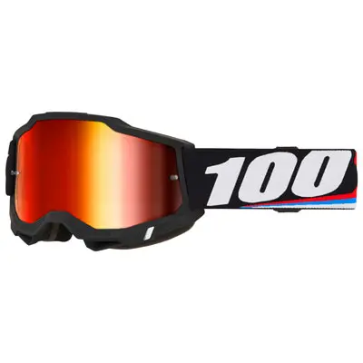 100% Accuri 2 Goggle  Magnus Frame/Red Mirror Lens#50014-10065 1