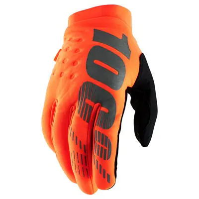 100% Brisker Premium Riding Gloves – Size-Inclusive Model #160574-P11