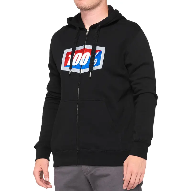 100% Official Zip-Up Hooded Sweatshirt#160578-P11 1