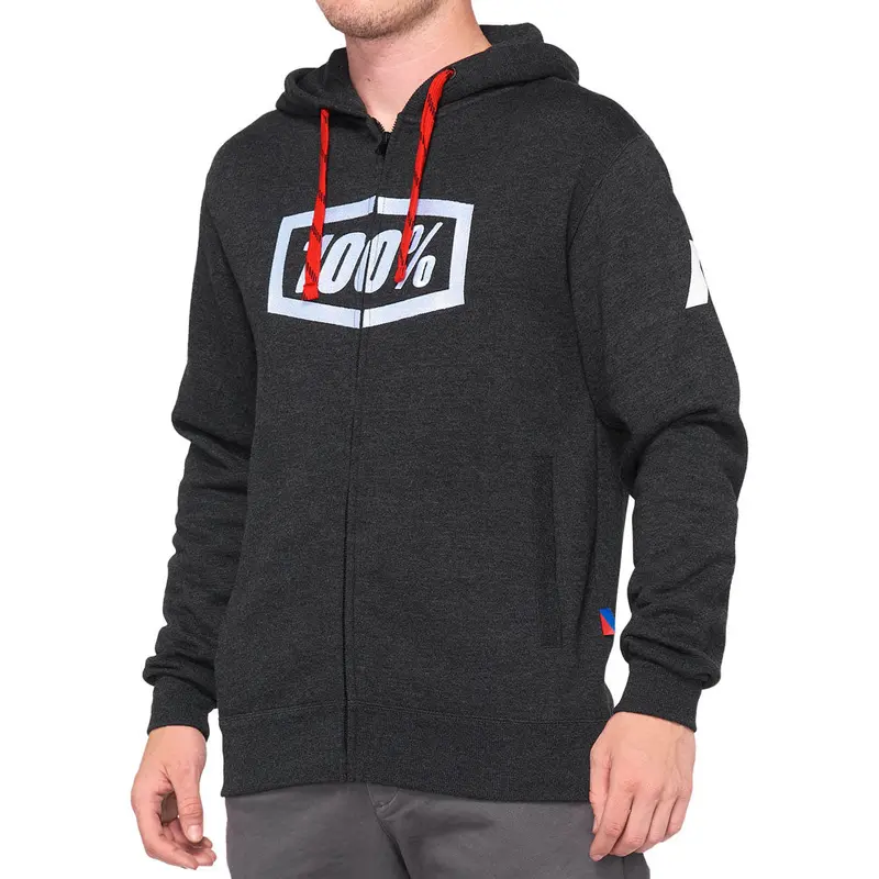 100% Syndicate Zip-Up Hooded Sweatshirt#170964-P11 1