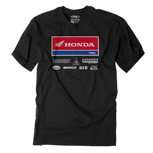 2021 Honda Racewear T-Shirt / Black L#24-87324 1