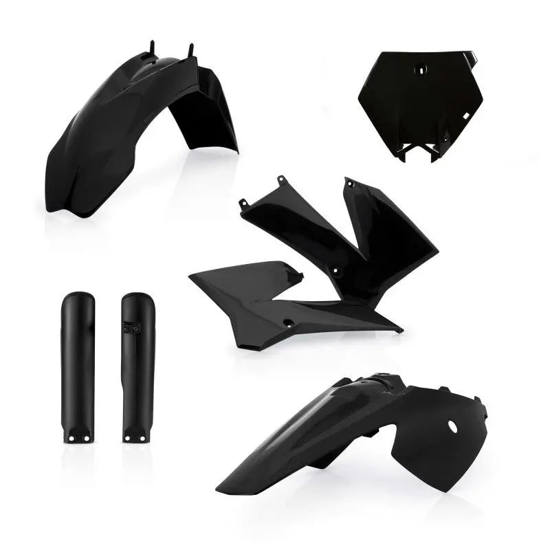 Acerbis 03-12 Ktm Sx85/ 04-11 Sx105 Full Plastic Kit - Black 1