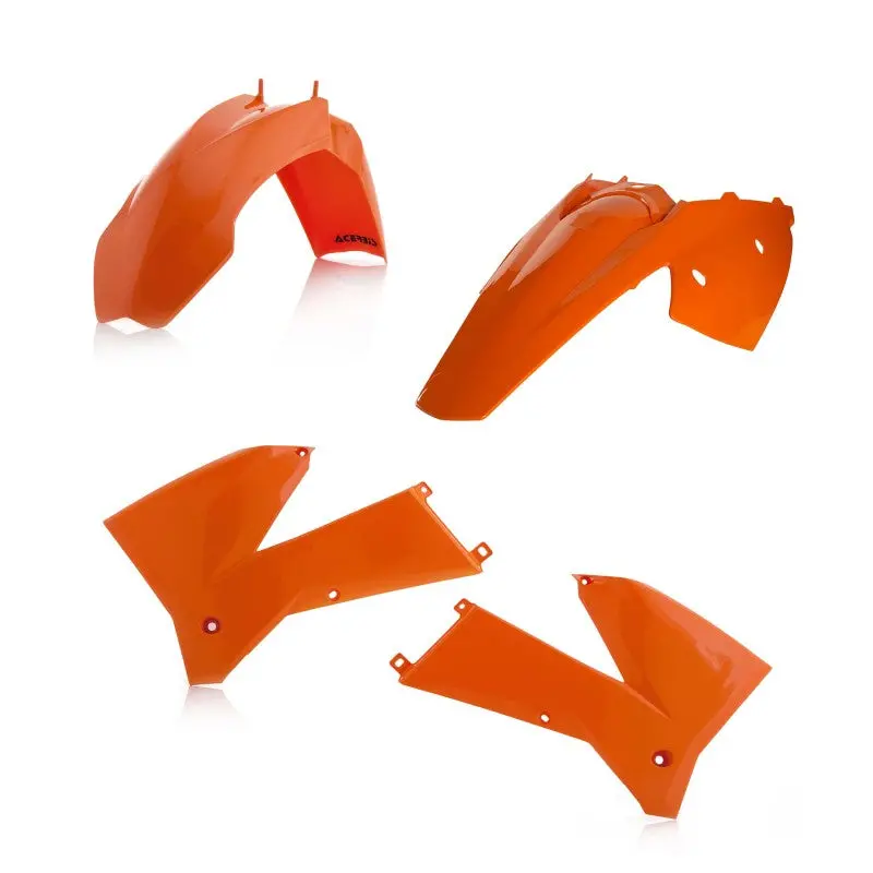 Acerbis 05-07 Ktm Exc/06-07 Xc-W200-525 Plastic Kit - Orange 1