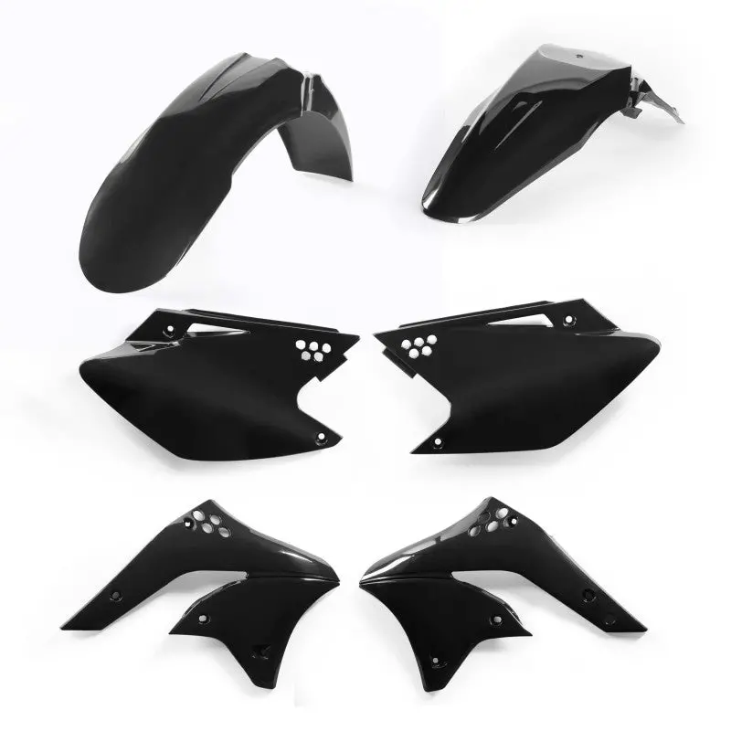 Acerbis 06-08 Kawasaki Kx250f Plastic Kit - Black 1