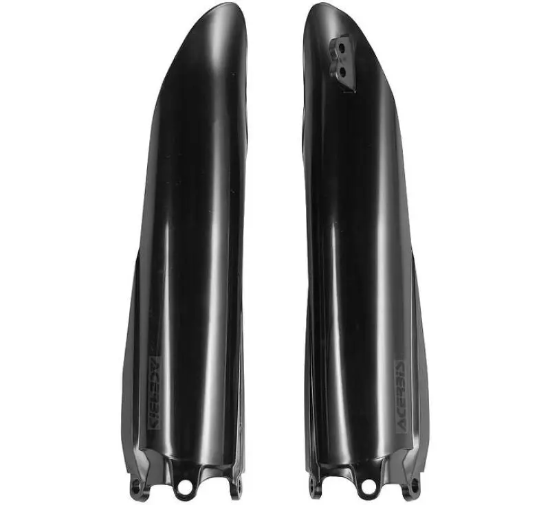 Acerbis 08-14 Yamaha Yz// Yzf Lower Fork Cover Set - Black 1
