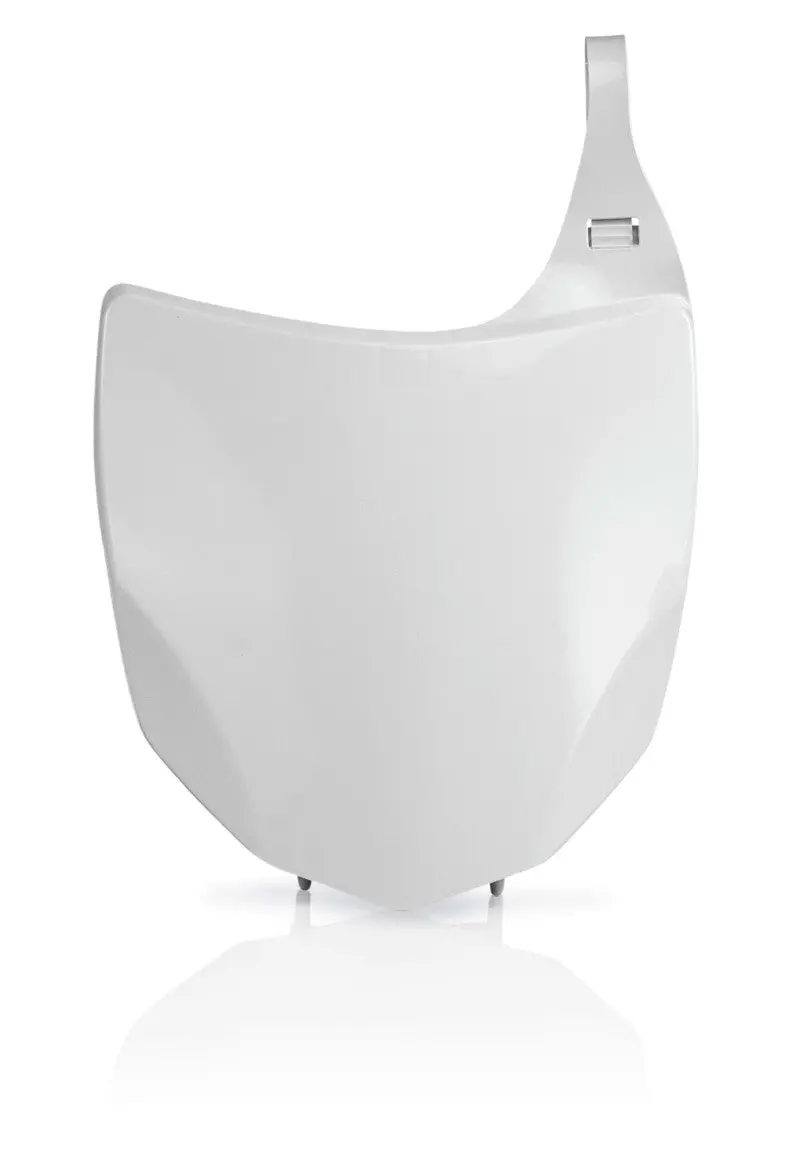 Acerbis 09-12 Kawasaki Kx250f/450F Front Number Plate - White 1