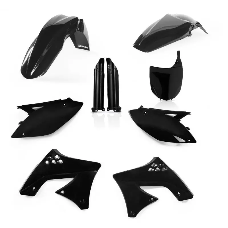 Acerbis 09-12 Kawasaki Kx250f Full Plastic Kit - Black 1