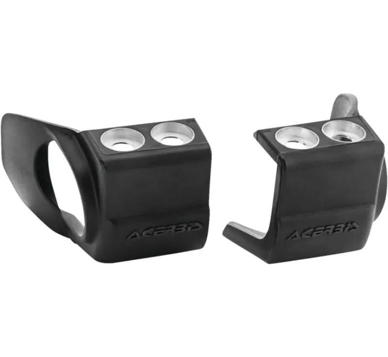 Acerbis 09+ Hon 250-450 Crf-R/X/Rx/Crf450r-S/Kaw Kx250f/450F/Beta Fork Shoe Protectors - Black 1
