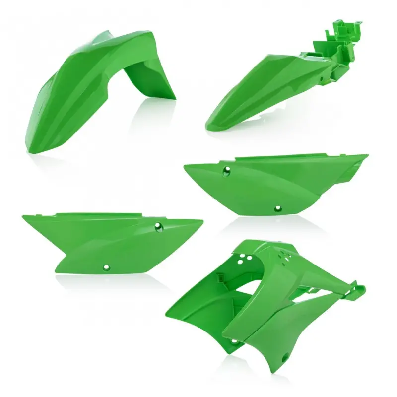 Acerbis 10+ Kawasaki Klx110/110L Plastic Kit - Green 1