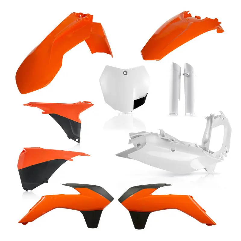 Acerbis 13-14 Ktm Sx/Sx-F/Xc/Xc-F 125-450 Full Plastic Kit - 16 Orange 1