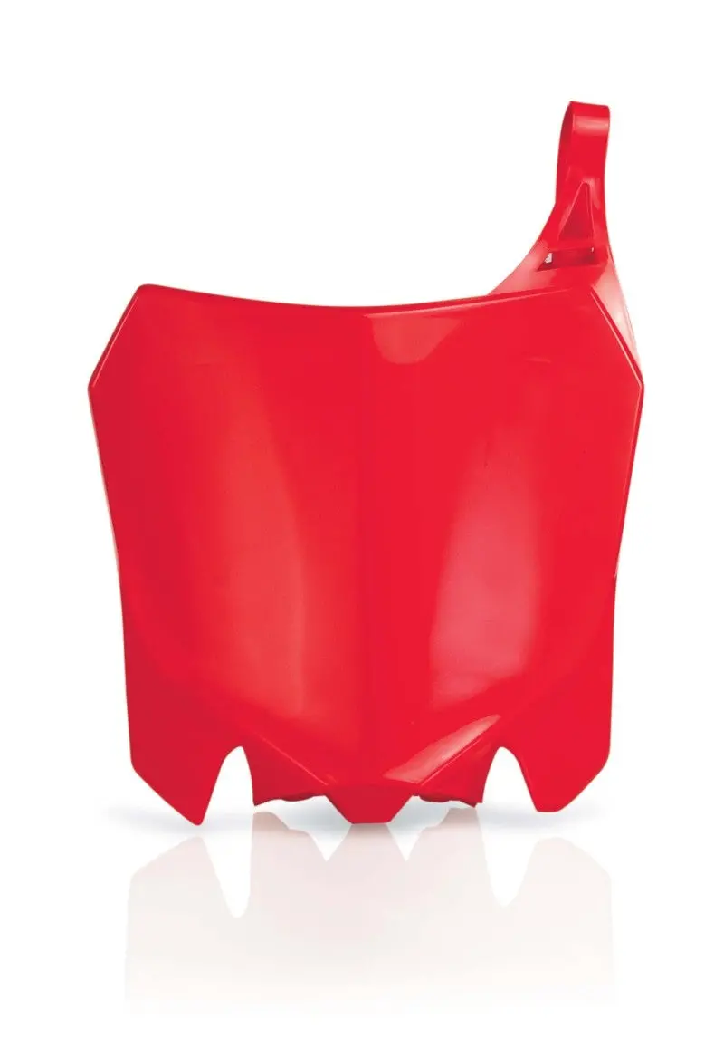 Acerbis 13-17 Honda Crf250r/Crf450r Front Number Plate - Red 1
