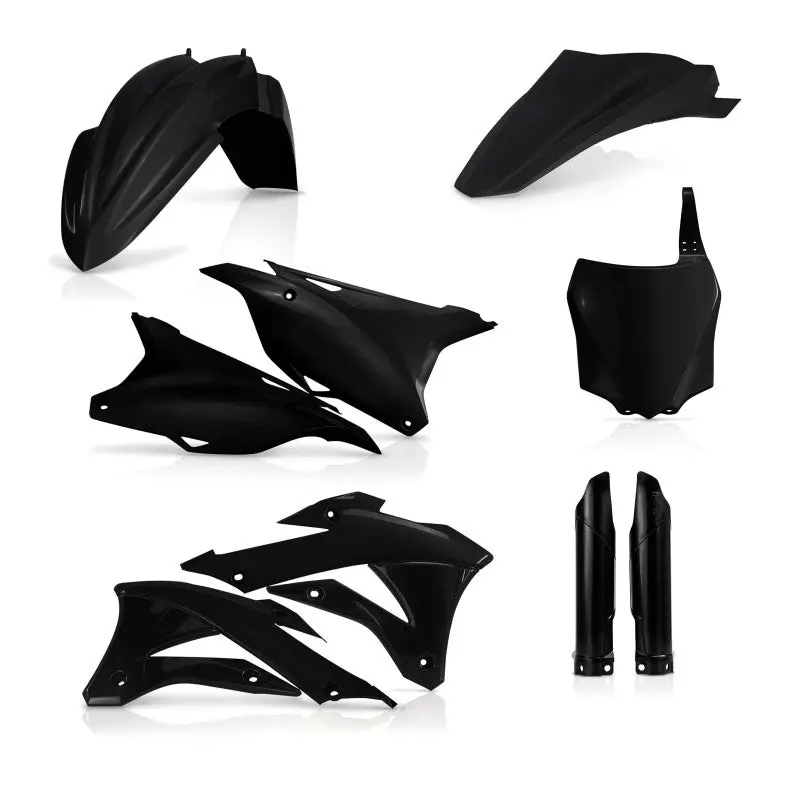 Acerbis 14-21 Kawasaki Kx85/100 Full Plastic Kit - Black 1
