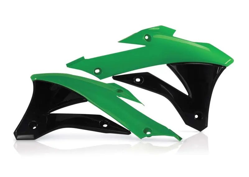 Acerbis 14-21 Kawasaki Kx85/100 Radiator Shroud - Black 1
