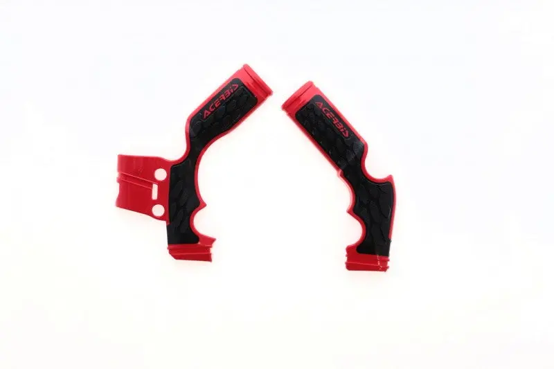 Acerbis 14-23 Ktm Sx65/ 16-23 Husq Tc65/ 21-23 Gasgas Mc65 Frame Guards- X-Grip - Red/Black 1