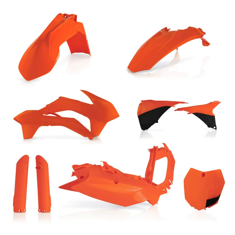 Acerbis 15-16 Ktm Sx125/150/ Sx250/Xc/ Sx-F/Xc-F Full Plastic Kit - Orange/Black 1