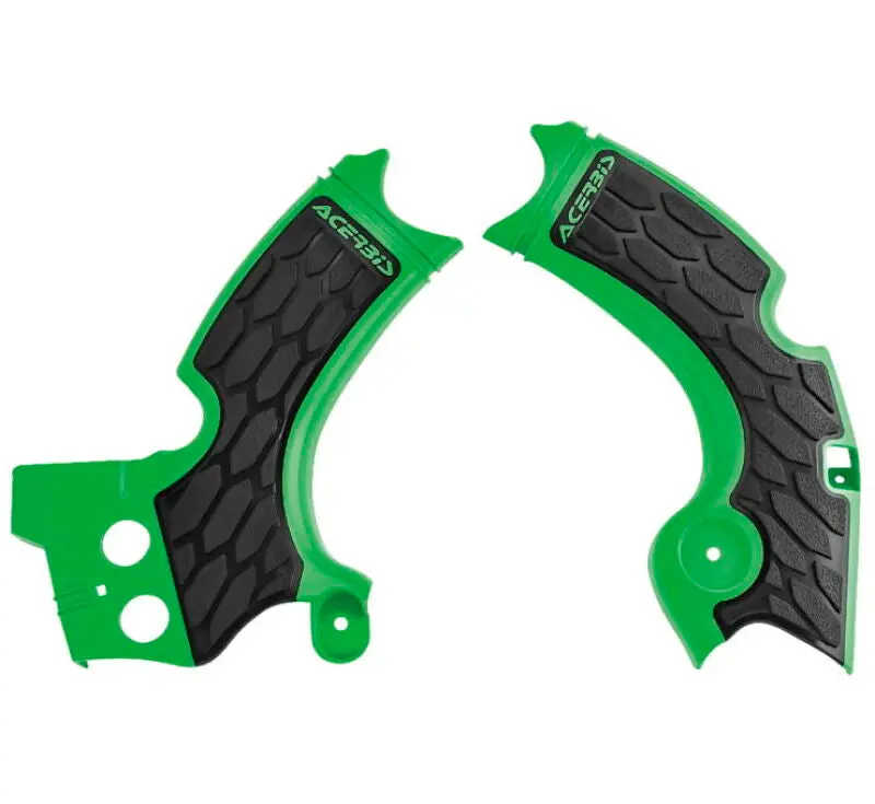 Acerbis 15-20 Kawasaki Kx250f/ Kx250 Frame Guard X Grip - Green/Black 1
