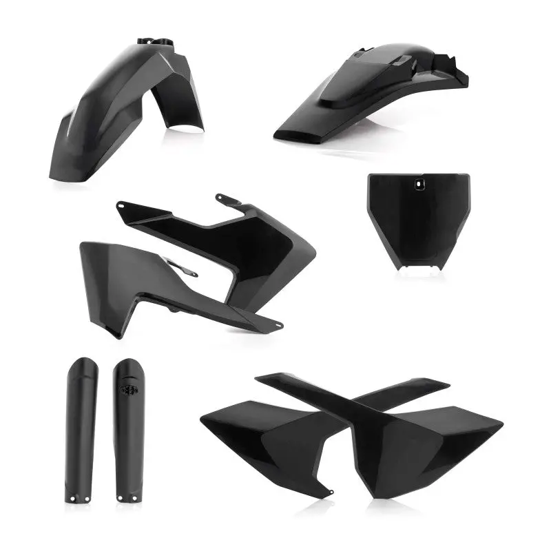 Acerbis 16-18 Husqvarna Tc125/ Fc250-450/ Tc250/ Tx300/ Fx350/450 Full Plastic Kit - Black 1