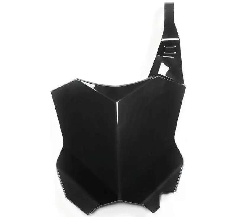Acerbis 16-18 Kawasaki Kx250f-450F/ 19-24 Kx250-450/ 21-24 Kx250x/450X Front Number Plate - Black 1
