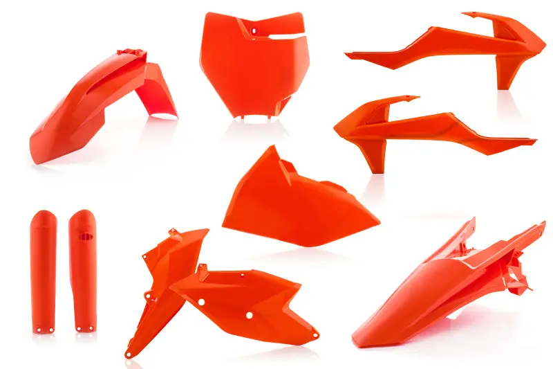 Acerbis 16-18 Ktm 125-450 Sx/ Sx-F/ Xc-F /Xc Full Plastic Kit - 16 Orange 1