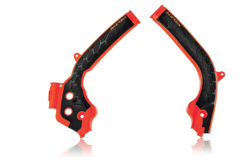 Acerbis 16-19 Ktm 125-450 Sx/Sx-F/Xc-F/Xc/ Xc-W/Exc-F/ 17-19 Husq Frame Guard X Grip - Orange/Blk 1