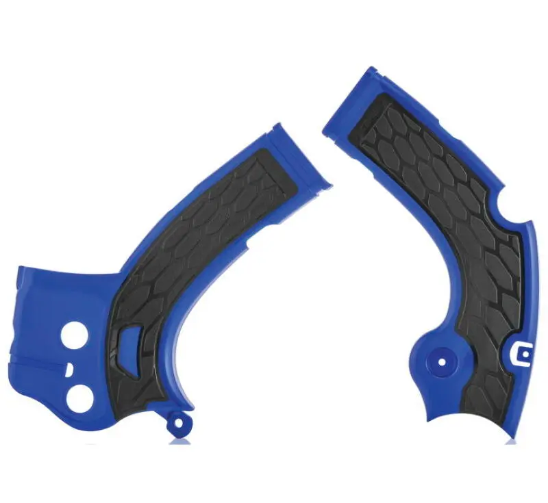 Acerbis 16-19 Yamaha Yz250f/Yz450f/Yz250fx/Yz450fx/ Wr250f/450F Frame Guards- X-Grip - Blue/Black 1