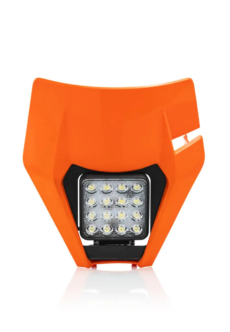 Acerbis 17-19 Ktm Exc-F250-500/ Xc-W150-300/ Xc-W250/300Tpi Headlight- Vsl - 16 Orange 1