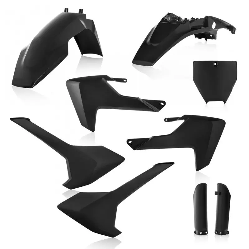 Acerbis 17+ Husqvarna Tc65 Full Plastic Kit - Black 1