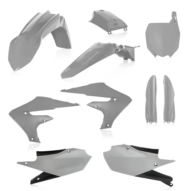 Acerbis 18-23 Yamaha Yz250f/ Yz250fx/ Yz450f/ Yz450fx (Includes Tank Cover) Full Plastic Kit - Gray 1