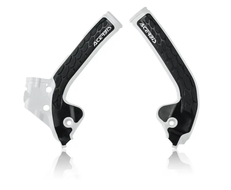 Acerbis 18+ Ktm Sx 85/ Husqvarna Tc85/ 21+ Gasgas Mc85 Frame Guards- X-Grip - White/Black 1