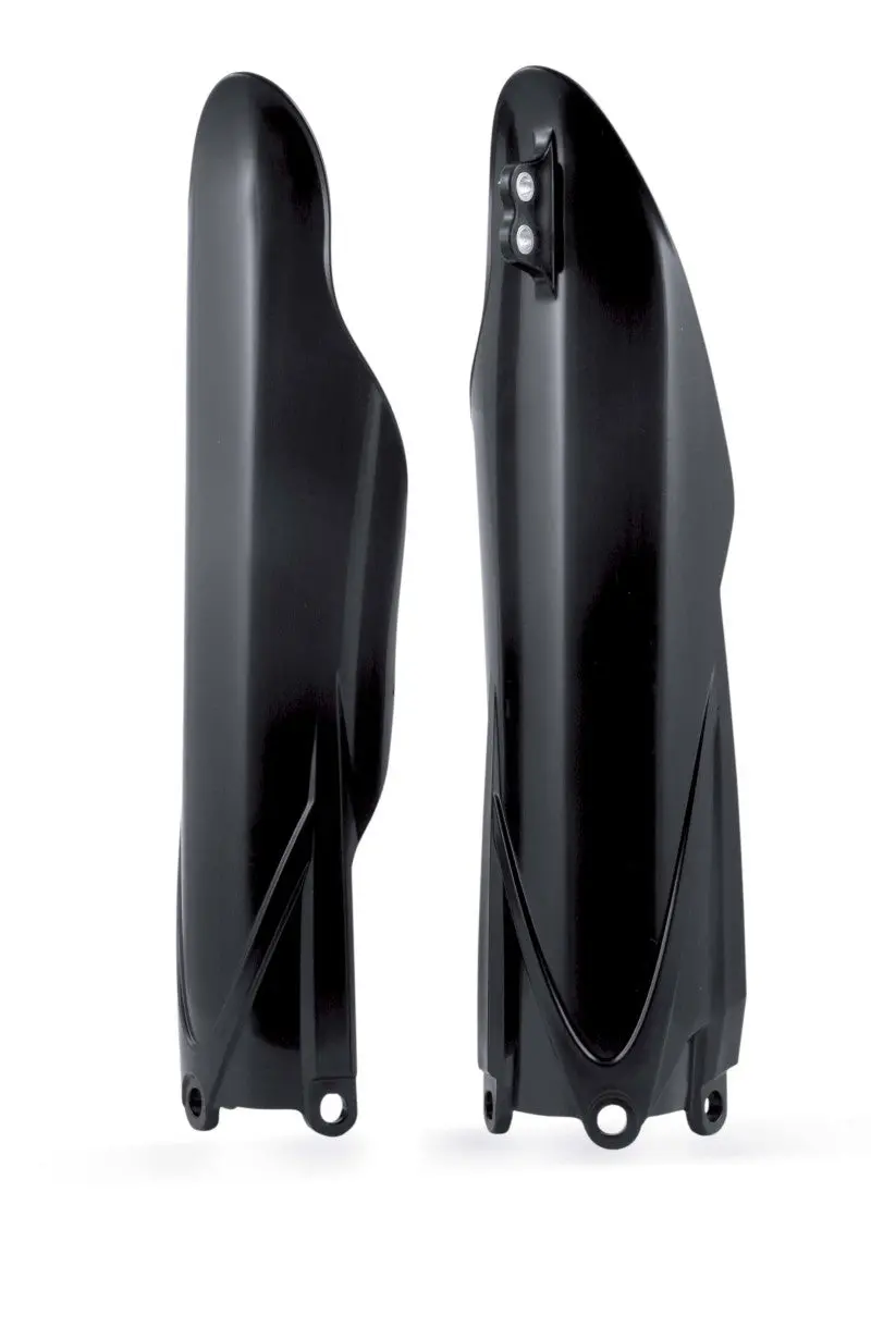 Acerbis 18+ Yamaha Yz125/125X/250/250X/250F/Fx/450Fx/450F Lower Fork Cover Set - Black 1