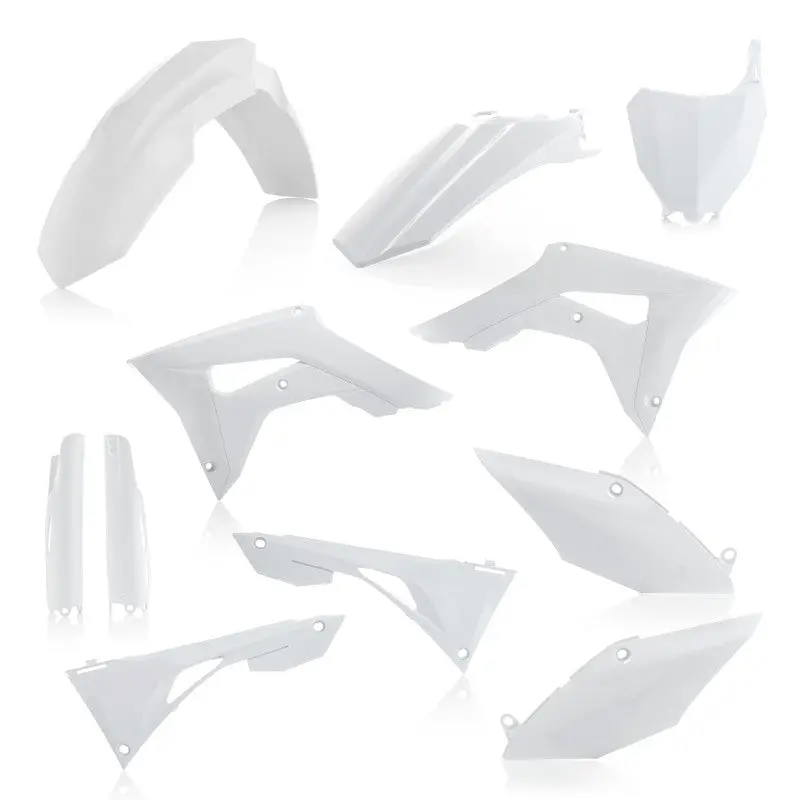 Acerbis 19-21 Hon Crf250r/450R/2022 Crf450r-S (Air Box Cover/ No Tank Cover) Full Plastic Kit - Wht 1