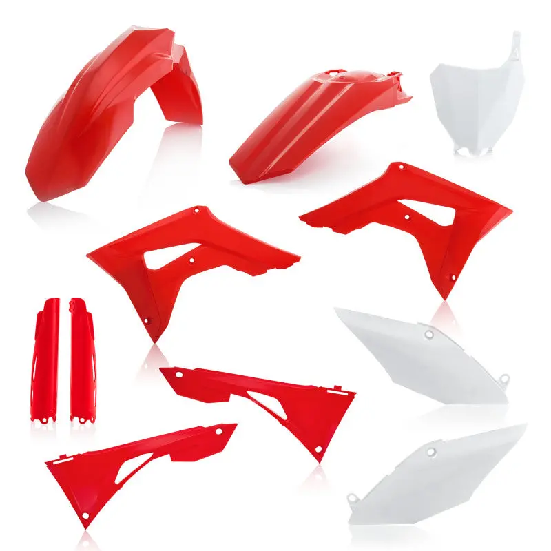 Acerbis 19-22 Honda Crf250r/450R/450R-S(Includes Airbox/Not Tank Cover)Full Plastic Kit - Red/White 1