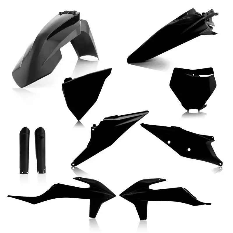 Acerbis 19-22 Ktm 125-450 Sx/ Sx-F/ Xc-F/ Xc/ Xc-Tpi Full Plastic Kit - Black 1
