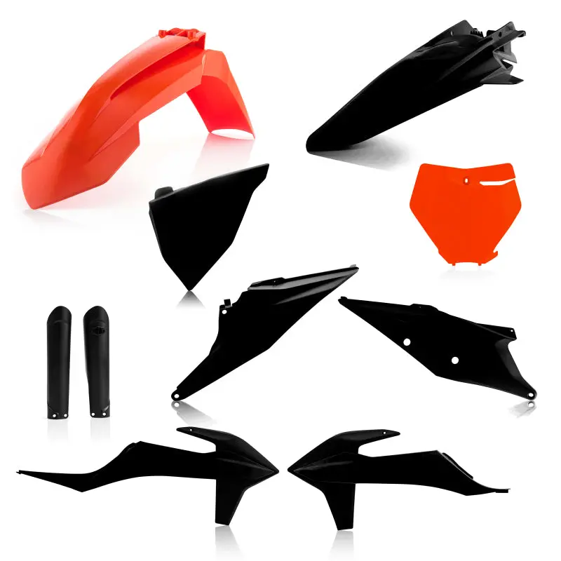 Acerbis 19-22 Ktm 125-450 Sx/ Sx-F/ Xc-F/ Xc/ Xc-Tpi Full Plastic Kit - Orange/Black 1