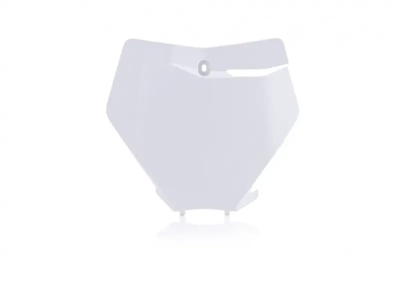 Acerbis 19-22 Ktm 125-450 Xc/ Sx/ Sx-F/ Xc-F/ Xc-Tpi Front Number Plate - 20 White 1
