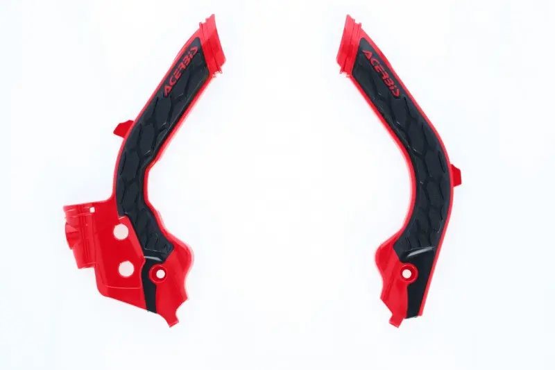 Acerbis 19-22 Ktm 125-501 Tc/Fc/Fx/Fe/S/Te/Tx/ 21-23 Gasgas Frame Guards- X-Grip - Red/Black 1