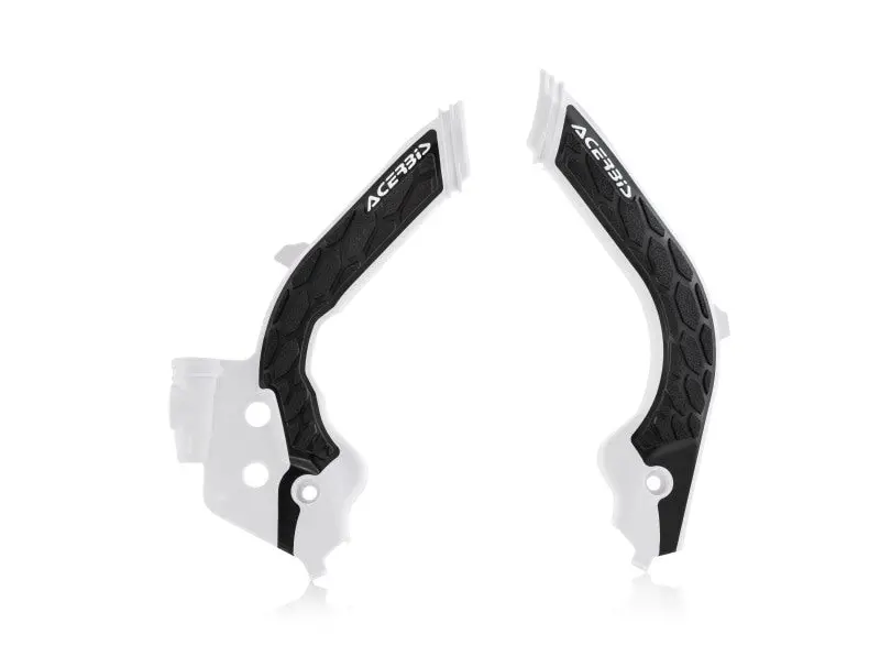 Acerbis 19-22 Ktm 125-501 Tc/Fc/Fx/Fe/S/Te/Tx/ 21-23 Gasgas Frame Guards- X-Grip - White/Black 1