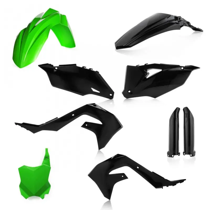Acerbis 19-24 Kawasaki Kx250/ Kx250x/ Kx450 Full Plastic Kit - Green/Black 1