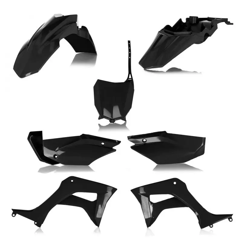 Acerbis 19+ Honda Crf110f Full Plastic Kit - Black 1