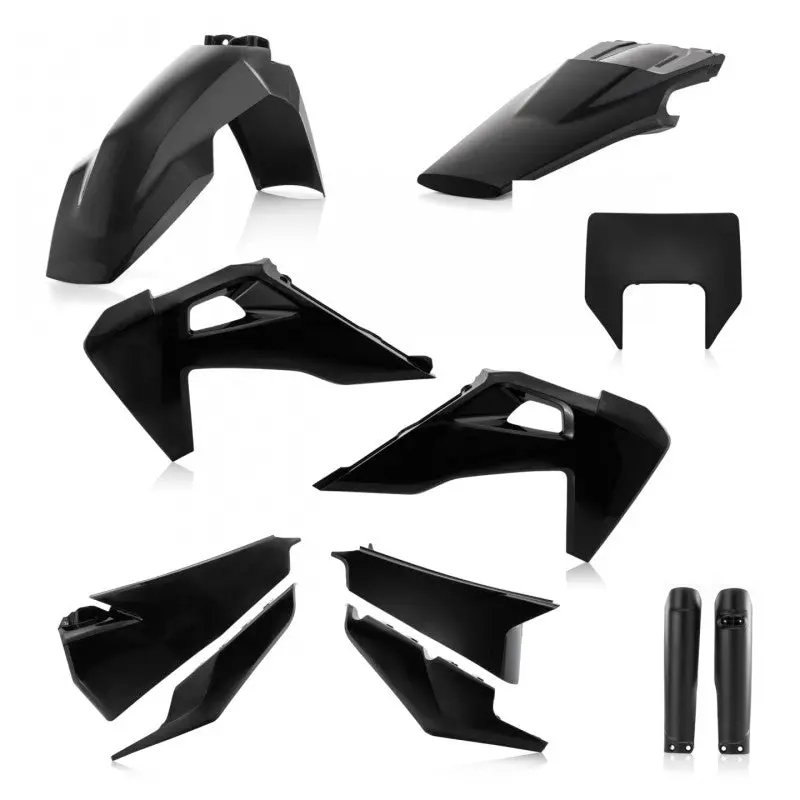 Acerbis 20-23 Husqvarna Te150i-300I/ Fe350/S-501/S Full Plastic Kit - Black 1