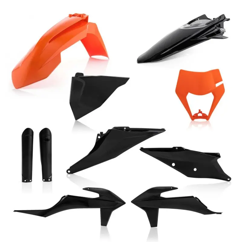 Acerbis 20-23 Ktm 150-500 Xcf-W/ Xc-W-Tpi/ Exc-Tpi/ Exc-F Full Plastic Kit - 16 Orange/Black 1