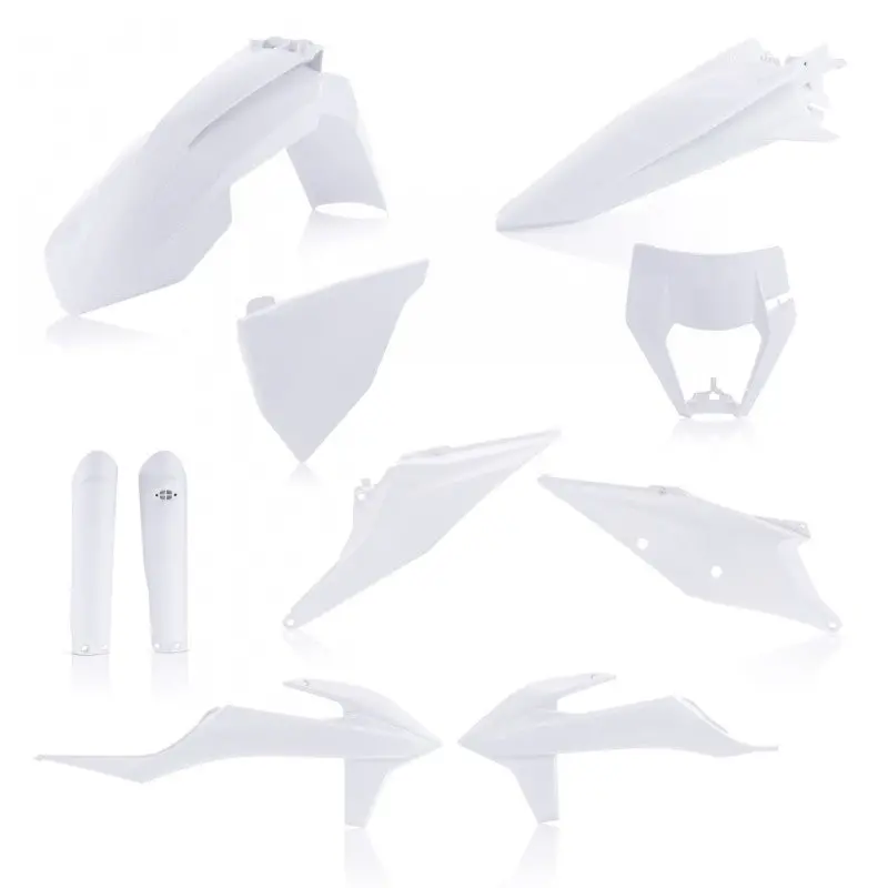Acerbis 20-23 Ktm 150-500 Xcf-W/ Xc-W-Tpi/ Exc-Tpi/ Exc-F Full Plastic Kit - 20 White 1