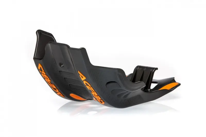 Acerbis 20-23 Ktm Exc-F500/ Xcf-W500 Skid Plate - Black/16 Orange 1