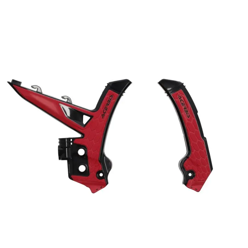 Acerbis 2024 Gasgas Mc/ Mc-F/ Ec/ Ec-F/ Ex250/300 Ex-F Frame Guards- X-Grip - Black/Red 1