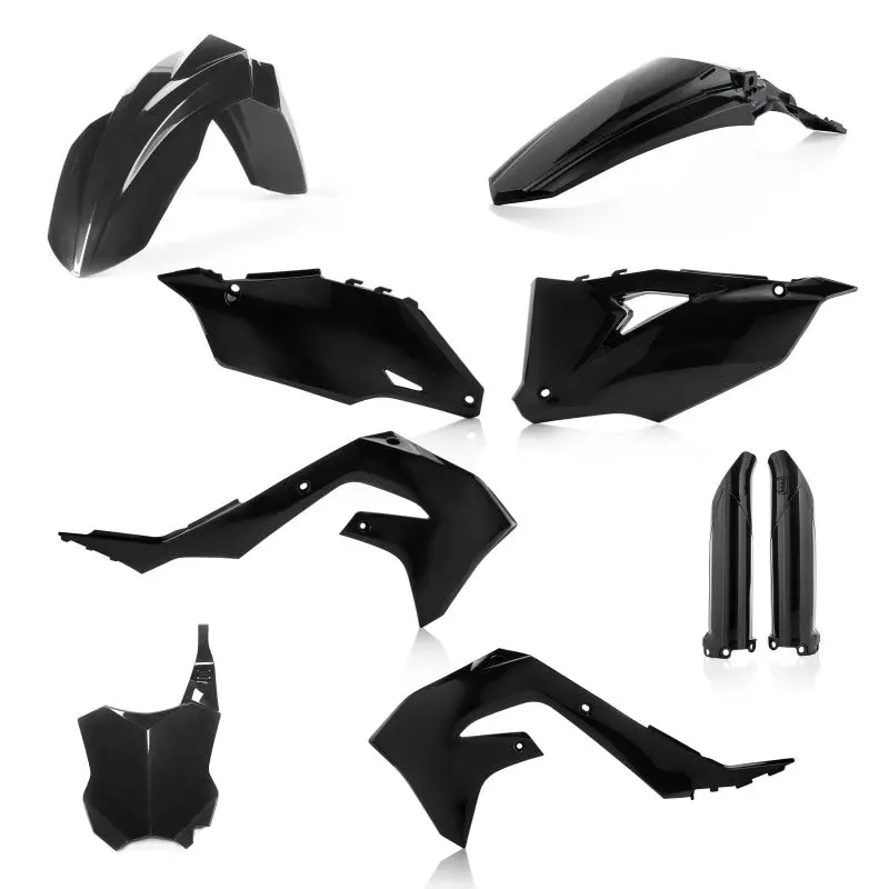 Acerbis 21+ Kawasaki Kx250 Kx250x/19-23 Kx450 Full Plastic Kit - Black 1