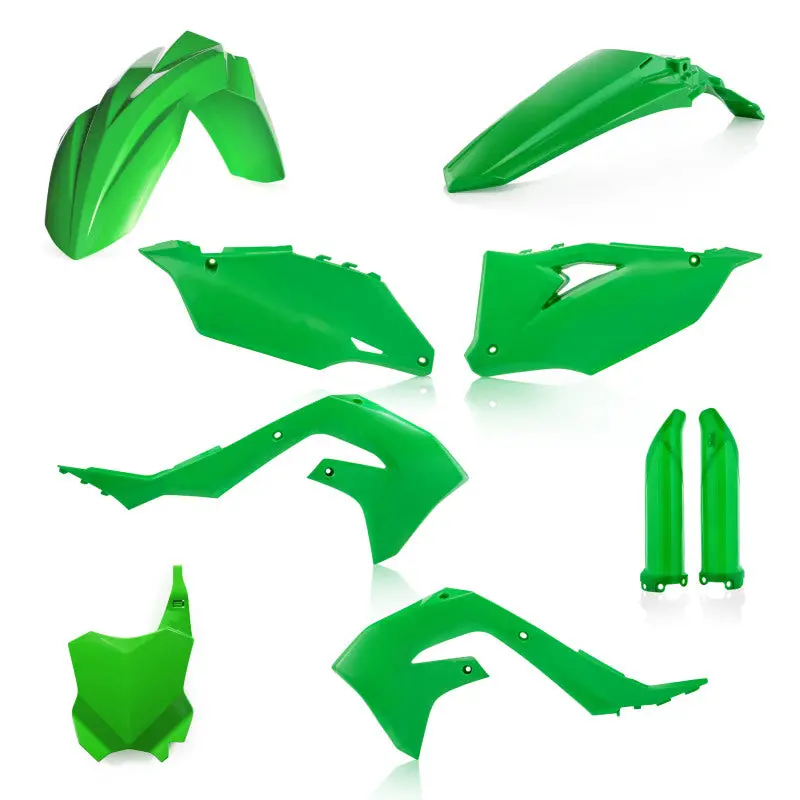 Acerbis 21+ Kawasaki Kx250 Kx250x/19-23 Kx450 Full Plastic Kit - Green 1