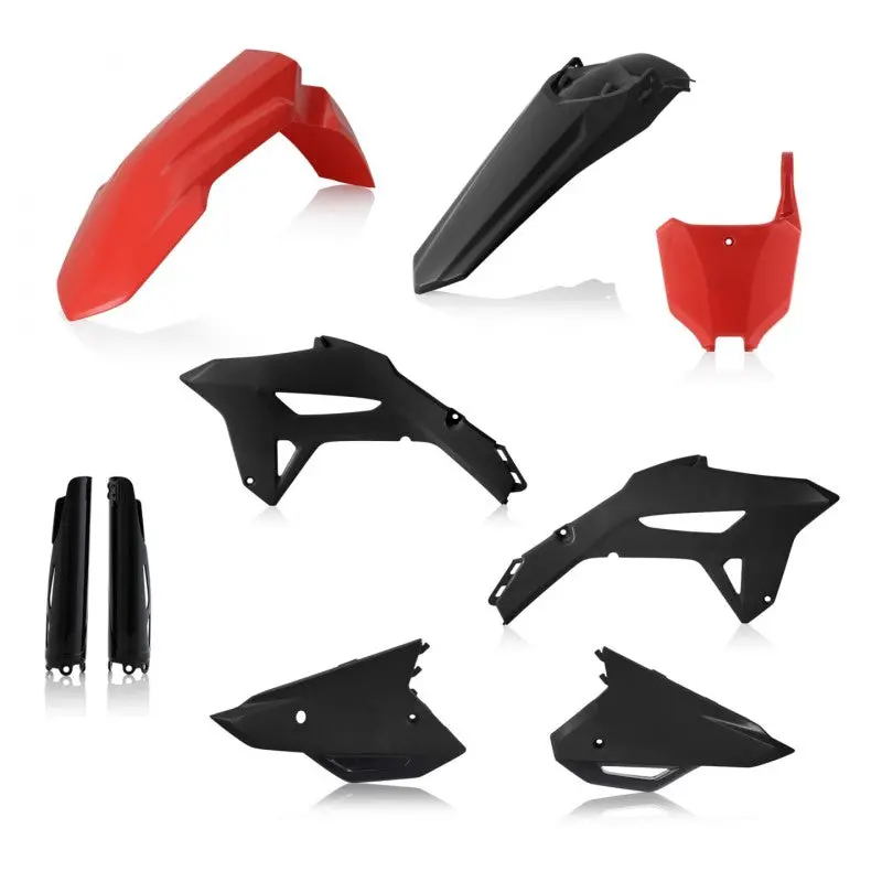 Acerbis 22+ Honda Crf250r/21-24 Crf450r Full Plastic Kit - Red/Black 1