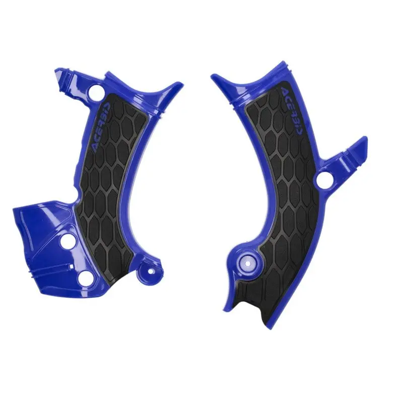 Acerbis 23+ Yamaha Yz450f Frame Guards- X-Grip - Blue/Black 1