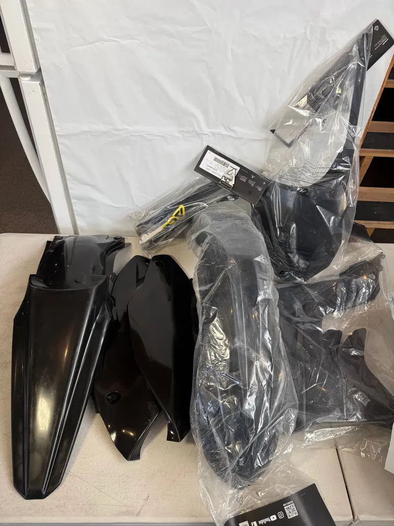 Acerbis Full Plastic Kit Black For Kawasaki Kx450f 2013-2015#2314200001 1